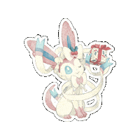 Christmas Wink Sticker by Pokémon