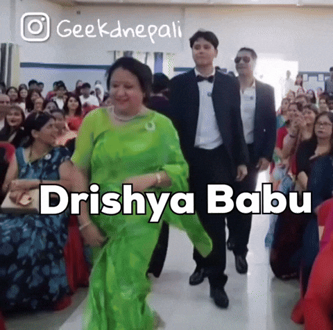 geekdnepal1 giphycreatortest geekdnepali charitraraj drishya babu GIF
