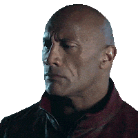 The Rock Look Sticker by Red One Movie