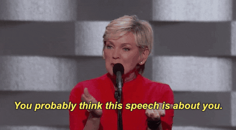 jennifer granholm you probably think this speech is about you GIF by Election 2016