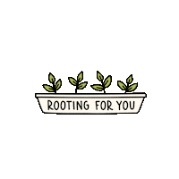 Plants Rooting For You Sticker