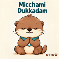 Inner Peace Namaste GIF by Otto the Otter by GleeSpace