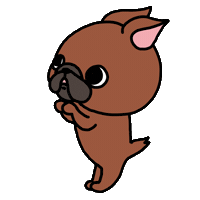 Happy Dog Sticker