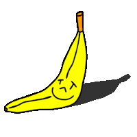 banana lol Sticker by theF*CEGuy