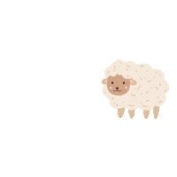Mahalo Sheep Sticker by mahalo eco blinds