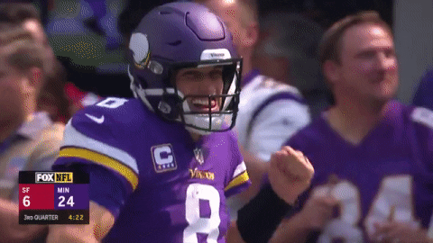 Kirk Cousins Win GIF by Minnesota Vikings