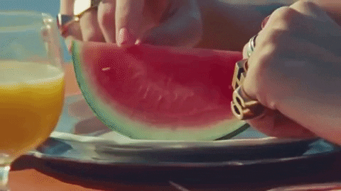 psramani giphygifmaker harry styles watermelon GIF