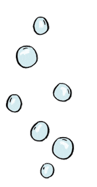 Water Bubbles Sticker by DilleKamille