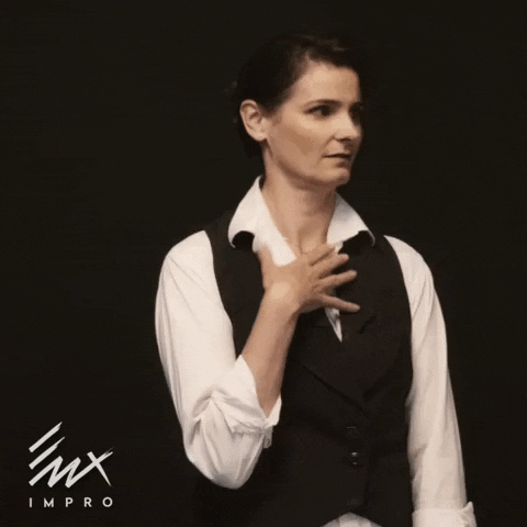 For Real Reaction GIF by EUX Compagnie d'Improvisation