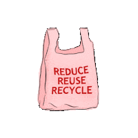 Recycle Reduce Sticker by House Of Wonderland