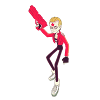 Character Trap Sticker by Caraya