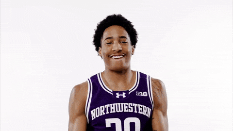 College Hoops Basketball GIF by Northwestern Athletics