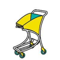 marketingcarttec travel trip journey airport Sticker