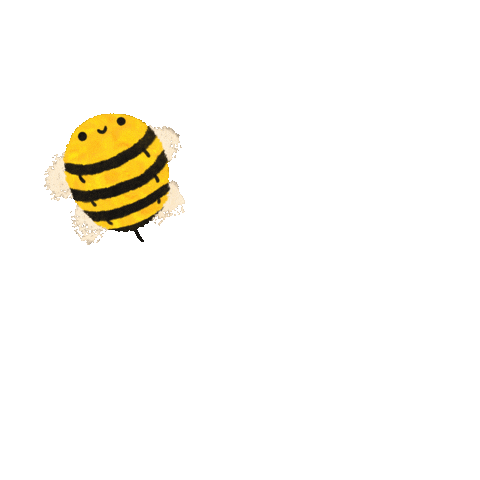 Bumble Bee Loop Sticker by Kev Lavery