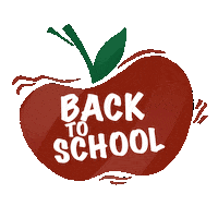 Back To School Apple Sticker