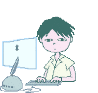 Tired Pixel Sticker