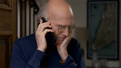 Good News Omg GIF by Curb Your Enthusiasm