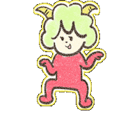 Illustration Jump Sticker