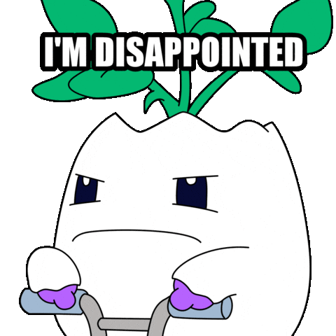 Disappointed No Way Sticker by Magic Eden