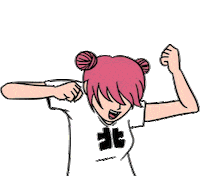 Happy Dance Sticker by Shao_Gao