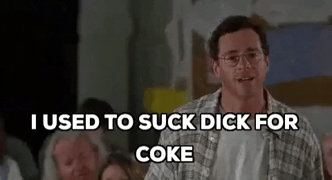 bob saget i used to suck dick for coke GIF