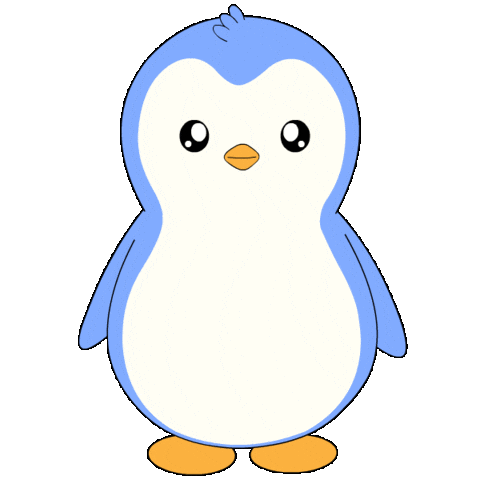 Penguin Gaining Sticker by Pudgy Penguins