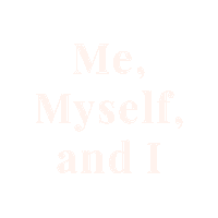 Treat Yourself Me Myself And I Sticker by FabFitFun