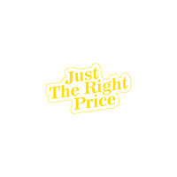 Just The Right Price Sticker by leemboodi