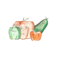 creartraffy pumpkin zucca creartautumn zucchetta Sticker