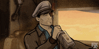 don't care drinking GIF by Archer