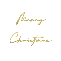 Christmas Calligraphy Sticker