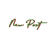 Christmas Post Sticker