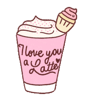 ilovecafelola love cafe lola cafelola Sticker