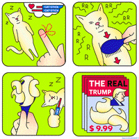 Cat Cartoon GIF by PEEKASSO