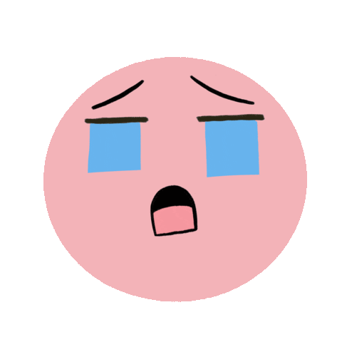 Sad Cry Sticker