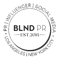 blndpr pr public relations pr agency hermosa beach Sticker