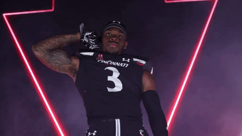 Flexing University Of Cincinnati GIF by Cincinnati Bearcats