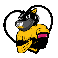Vaccine Pounce Sticker by UW-Milwaukee