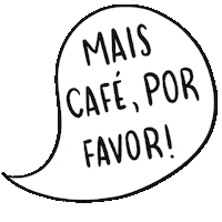 Cafe Frase Sticker