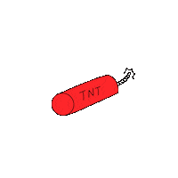 pumapressesther boom explosion tnt pumapress Sticker