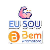 Azul Euamo Sticker by Bem Promotora