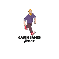 gavin_james music animation dancing walking Sticker