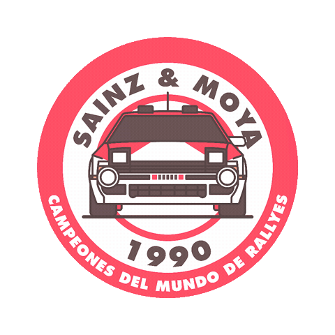 Carlos Sainz Rally Sticker by Reki_Rally