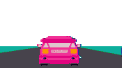 Driving 8-Bit Sticker by Glass Animals