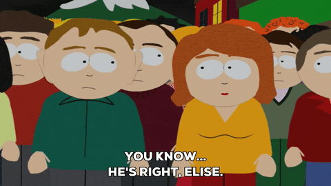 crowd staring GIF by South Park 