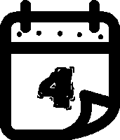 Curlysmurfette Takvim Sticker