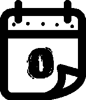 Curlysmurfette Takvim Sticker