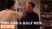 two and a half men charlie GIF by Nick At Nite