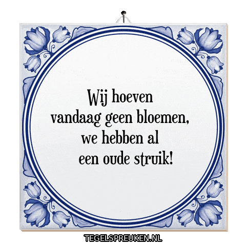 Nl Spreuk Sticker by Tegelspreuken.nl