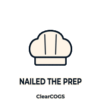 Food Service Success Sticker by ClearCOGS